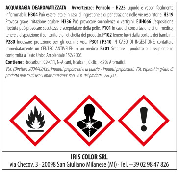 Tintech Diluente A Base Di Acquaragia